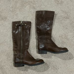 Franco Sarto leather riding boots size 6